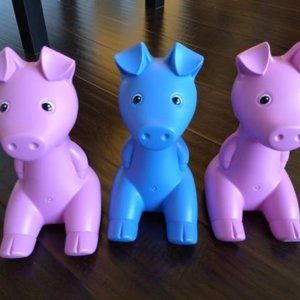 3 IKEA piggy bank